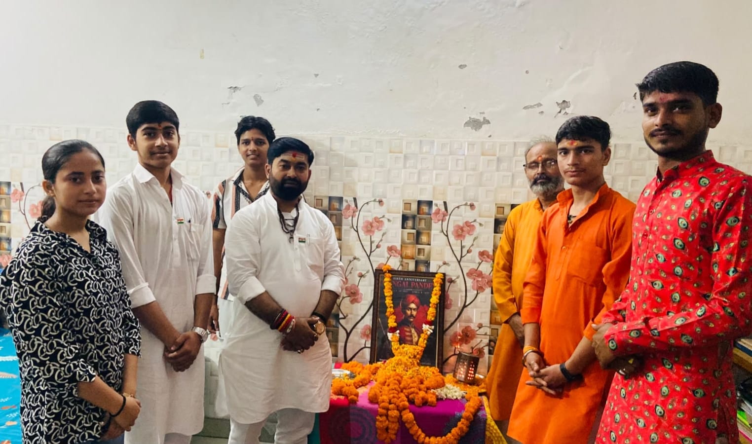 अमर शहीद मंगल पांडेय की जयंती श्रद्धा और सम्मान के साथ मनाई गई