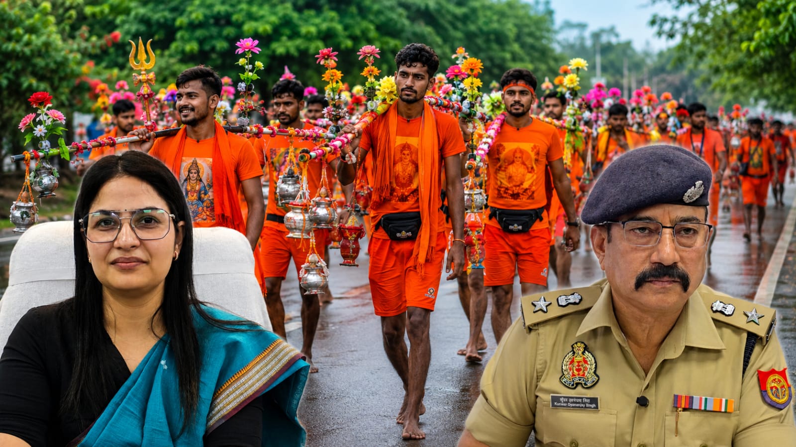 कांवड़ यात्रा पर पुलिस का सख्त सुरक्षा चक्र, 514 कैमरों से होगी पल-पल की निगरानी