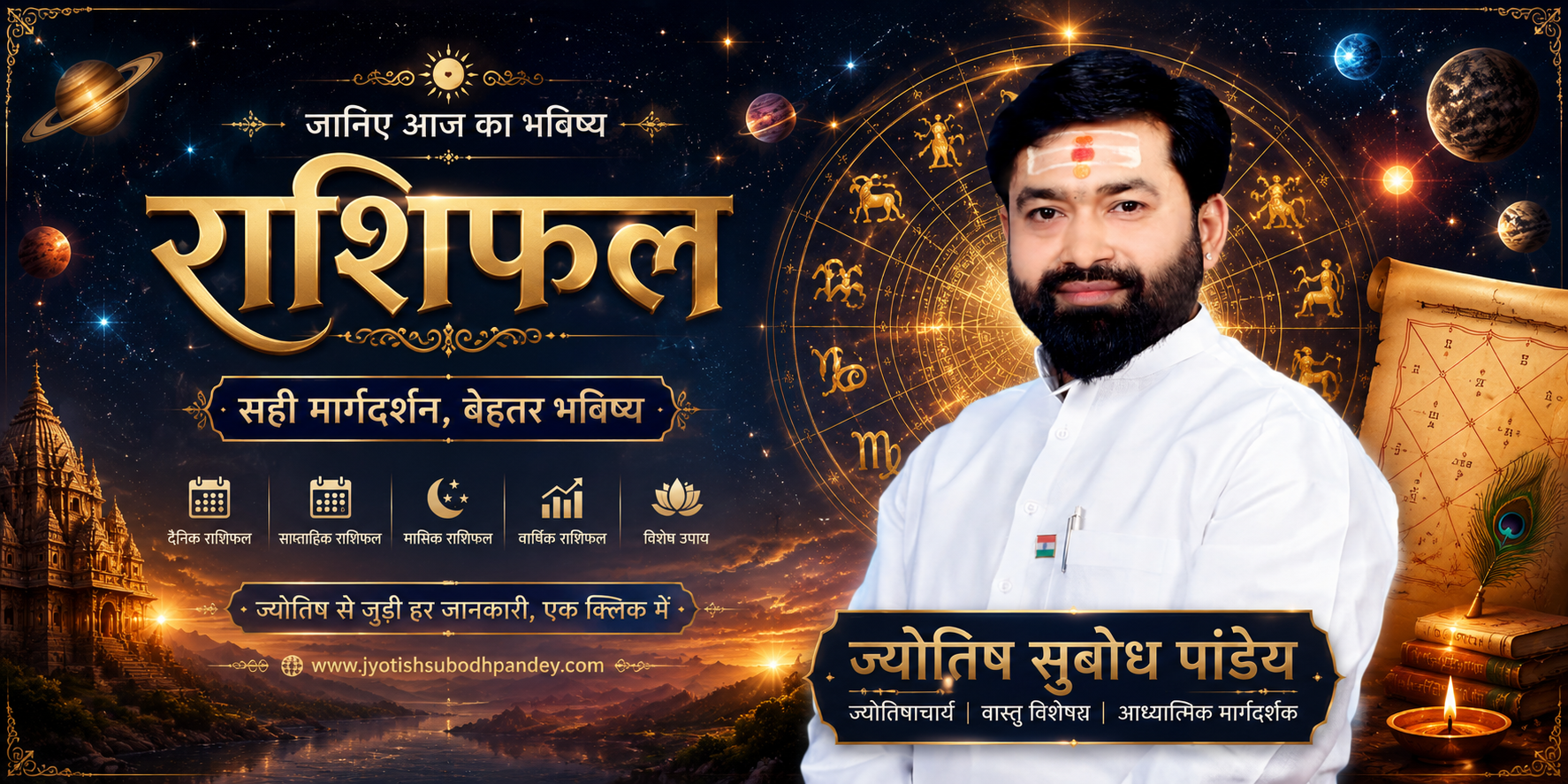 22 जुलाई 2026, बुधवार का दैनिक राशिफल